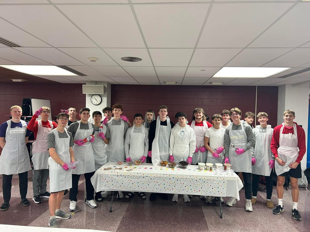 How about this. Northview boys basketball who’s 18-1 this season cut their practice short tonight to host a sundae bar for the regional bound Northview girls basketball team. It’s great to see teams supporting other teams, especially at the high school level. Always one school!
