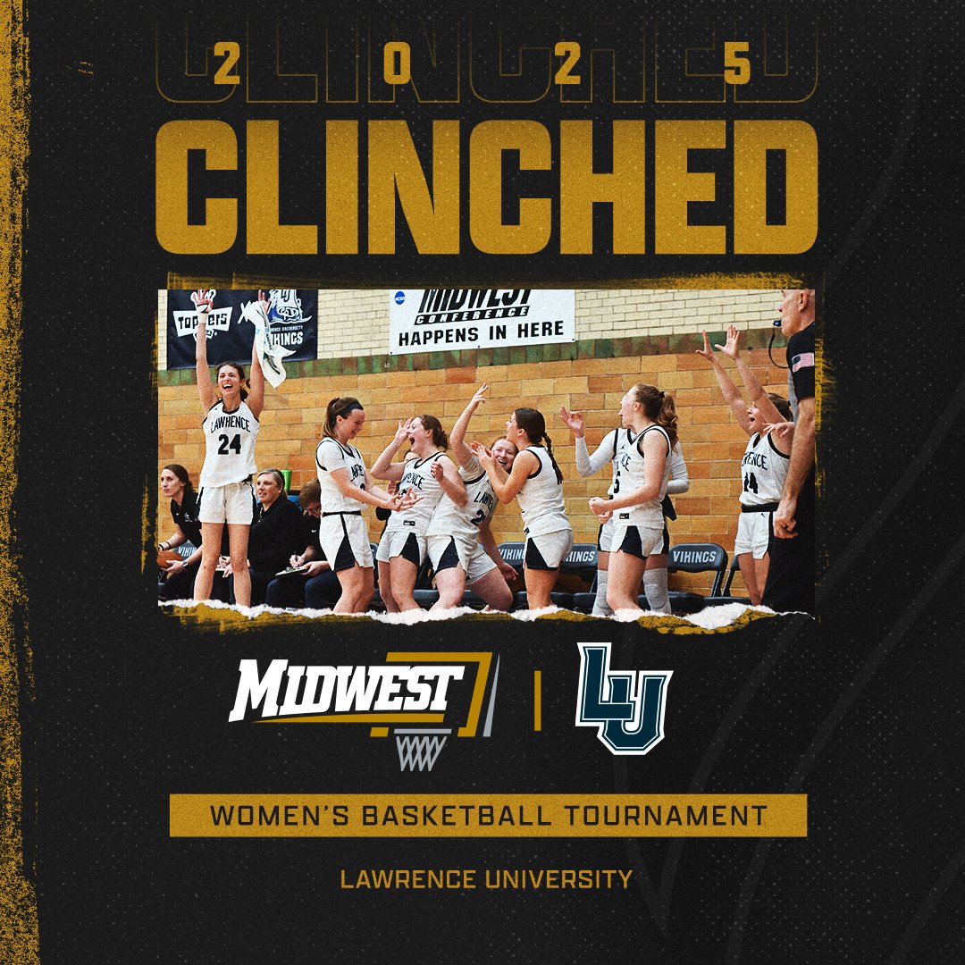 With tonight's win over Lake Forest, Lawrence University has clinched a spot in the MWC Women's Basketball Tournament! Congratulations, <a href="/LUVikingsWBB/">Lawrence Women’s Basketball</a>! <a href="/LUvikings/">Lawrence Athletics</a>