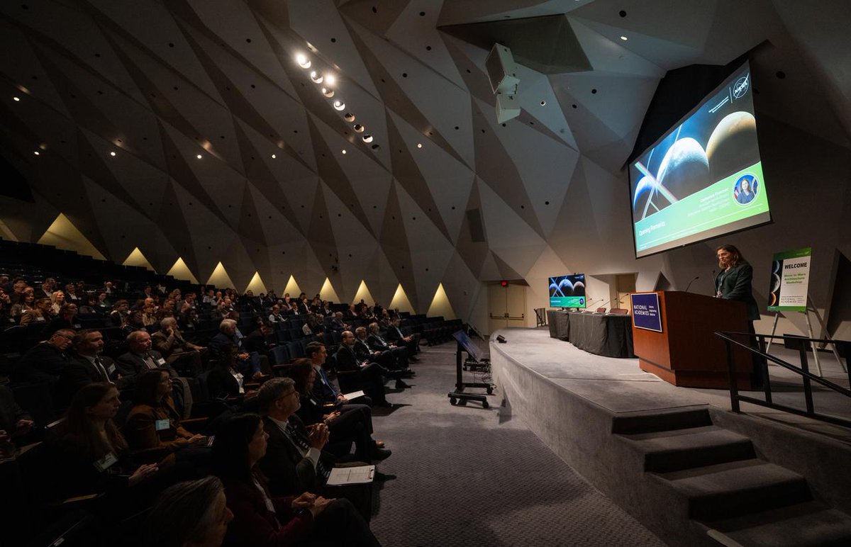Catherine Koerner (@cathy_koerner) on Twitter photo I was honored to give opening remarks at this year's Moon to Mars Architecture Workshop in DC. Representatives from industry, academia, and NASA discussed our mutual commitment to exploration under <a href="/NASAArtemis/">NASA Artemis</a>. Thanks to the Space Studies Board of <a href="/theNASEM/">National Academies</a> for hosting us! I was honored to give opening remarks at this year's Moon to Mars Architecture Workshop in DC. Representatives from industry, academia, and NASA discussed our mutual commitment to exploration under <a href="/NASAArtemis/">NASA Artemis</a>. Thanks to the Space Studies Board of <a href="/theNASEM/">National Academies</a> for hosting us!