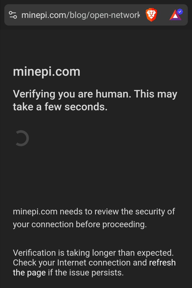 nonymoushack's tweet image. The official website will recognize you as a real person or through your phone camera. Pi Network is always watching you.
#CryptoWebsite #HumanVerification