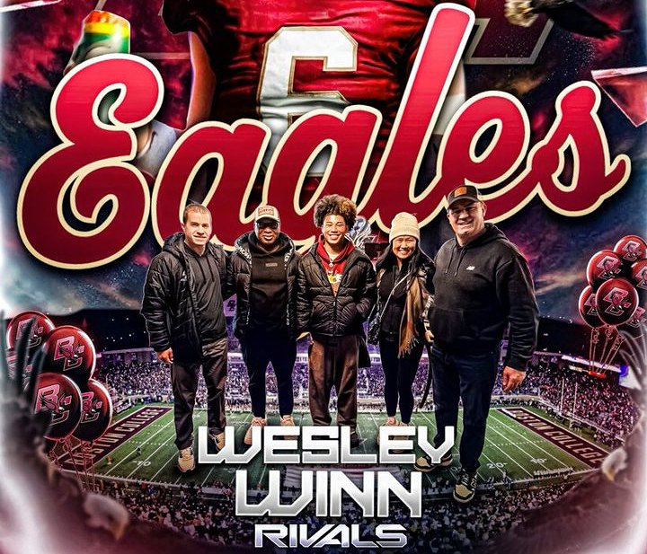 Dave Keefer (@davekeefer) on Twitter photo 2027 ATH Wesley Winn (Riordan) talks Boston College commitment:
Click here: bit.ly/41fq5kF
Wesley committed to the Eagles last week and here's what he had to say about his choice.
<a href="/imwinnin8/">Wesley Winn</a> <a href="/CoachAdhir/">Adhir Ravipati</a> <a href="/RiordanSports/">Riordan Athletics</a> <a href="/ZayFlowers/">zay flowers</a> <a href="/FurianInferrera/">Furian Inferrera</a> <a href="/lesfifita/">lesfifita</a> <a href="/CoachTroop3/">elite_Threatz</a> 2027 ATH Wesley Winn (Riordan) talks Boston College commitment:
Click here: bit.ly/41fq5kF
Wesley committed to the Eagles last week and here's what he had to say about his choice.
<a href="/imwinnin8/">Wesley Winn</a> <a href="/CoachAdhir/">Adhir Ravipati</a> <a href="/RiordanSports/">Riordan Athletics</a> <a href="/ZayFlowers/">zay flowers</a> <a href="/FurianInferrera/">Furian Inferrera</a> <a href="/lesfifita/">lesfifita</a> <a href="/CoachTroop3/">elite_Threatz</a>