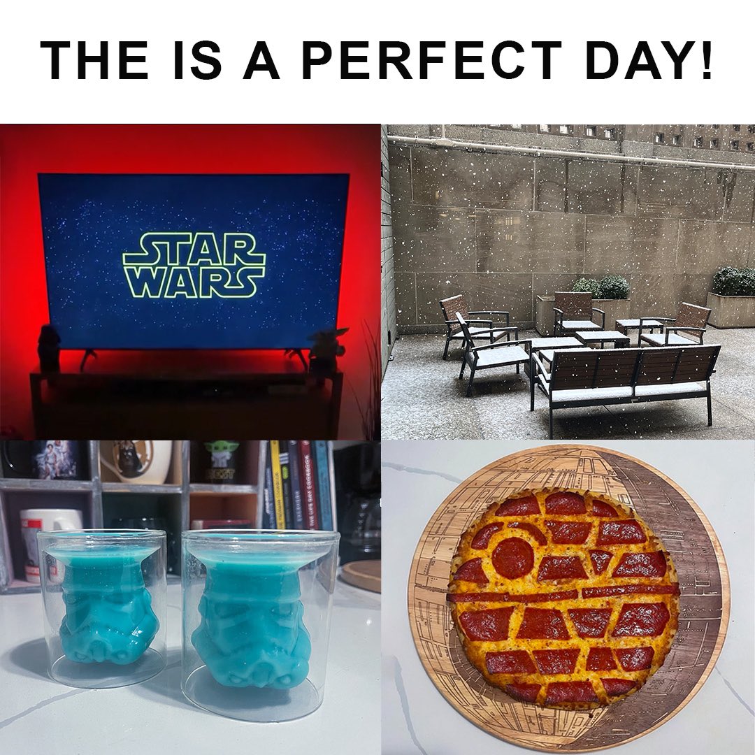 Snow days are the best. #StarWars