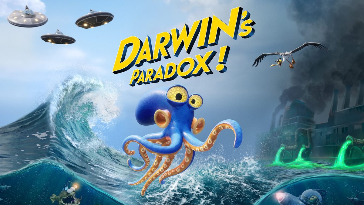 gematsu's tweet image. Konami and ZeDrimeTim announce action adventure platformer Darwin's Paradox for PS5, Xbox Series, Switch, and PC gematsu.com/2025/02/konami…