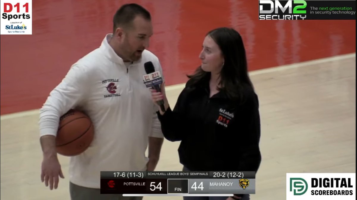 D11Sports (@d11sports) on Twitter photo THE FINALS ARE SET:
Pottsville punched their ticket to Championship Friday with a 54-44 win over Mahanoy Area.
With the win the Tide will now face Minersville in Friday Night’s <a href="/SchLeague/">Schuylkill League</a> Championship game.
WATCH GAME REPLAY: youtube.com/live/duHXfjffP…
<a href="/mahsathletics/">Mahanoy Area Athletics</a> THE FINALS ARE SET:
Pottsville punched their ticket to Championship Friday with a 54-44 win over Mahanoy Area.
With the win the Tide will now face Minersville in Friday Night’s <a href="/SchLeague/">Schuylkill League</a> Championship game.
WATCH GAME REPLAY: youtube.com/live/duHXfjffP…
<a href="/mahsathletics/">Mahanoy Area Athletics</a>