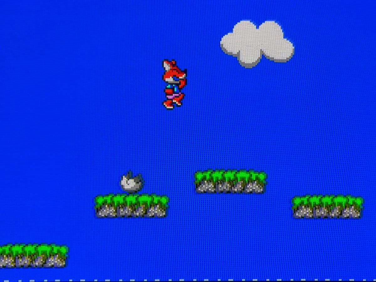 sekiro_51's tweet image. 海外マスターシステムPsycho Fox到着📬サイコフォックスはなかなか出物が無いので箱説ナシでもこの値段はやむなし😅カセット自体はキレイ👍タイトル画面の4匹🦊🐯🐒🦛を操作(鳥はオプション枠)🐦‍⬛横スクロールジャンプ天国?アクション💨某配管工とは異なる挙動で慣れが必要😅
#SMS #SEGA #VicTokai