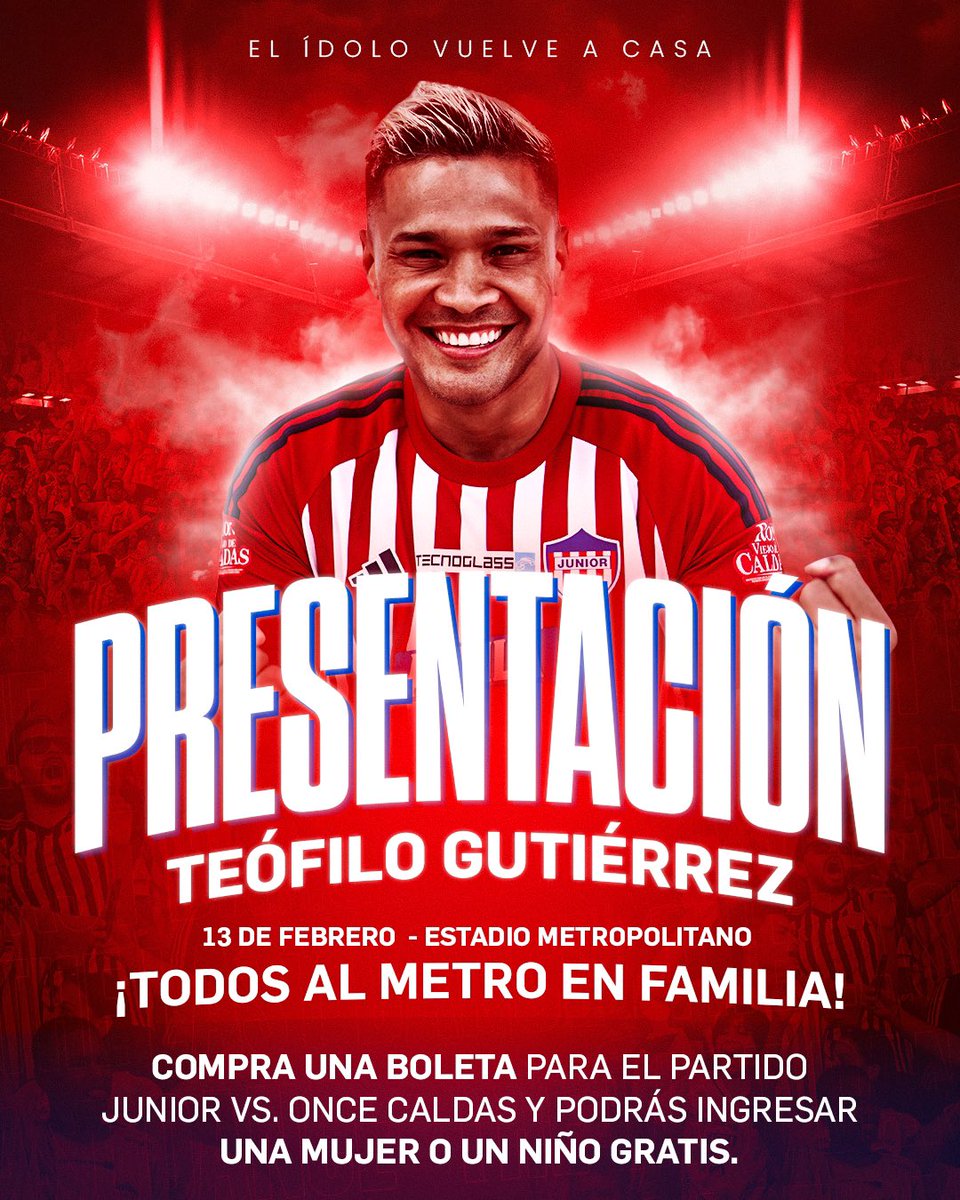JuniorClubSA's tweet photo. 🔥🦈 ¡ATENCIÓN, ATENCIÓN! 🎶
#VamosJunior https://t.co/GMvXFTL5vz