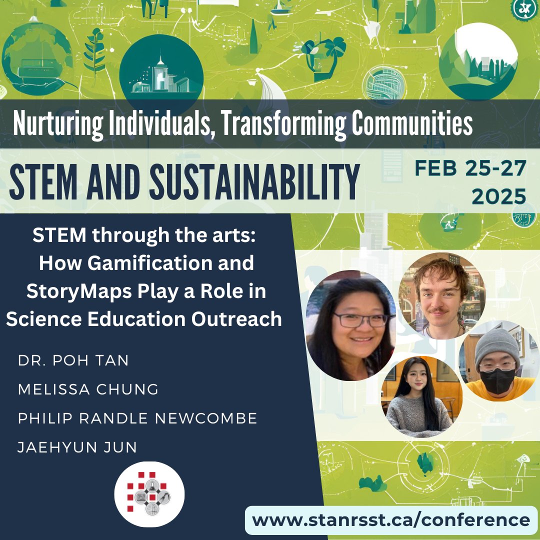 📢 STAN 2025 Virtual Conference 
🚀 Day 2: Feb 26

🎮 STEM Through the Arts: Gamification &amp; StoryMaps in Science Outreach | 3:00 PM ET

How can interactive arts and gamification make STEM more accessible? Join us to learn more.

🎟️ Join the conversation: stanrsst.ca/conference