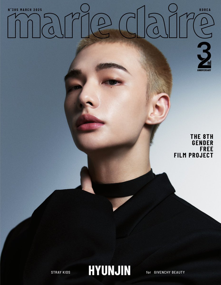 marieclairekr's tweet photo. #제작협찬 #COVERSTORY 
#마리끌레르 3월호, 창간호의 주인공은 바로 독보적인 아우라로 본인만의 영역을 넓혀나가는 #스트레이키즈 #현진 입니다. #지방시뷰티 의 새로운 앰버서더로 선정된 후 첫 공식 행보를 <마리끌레르>와 함께 했습니다.

@Stray_Kids #StrayKids #Hyunjin #GivenchyBeauty https://t.co/6z10UOc52g