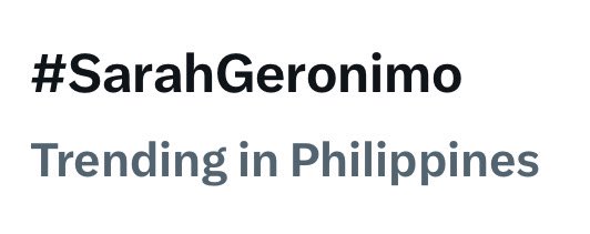 👀👑
<a href="/JustSarahG/">Sarah Geronimo</a> #SarahGeronimo 
#GlobalForceSarahG