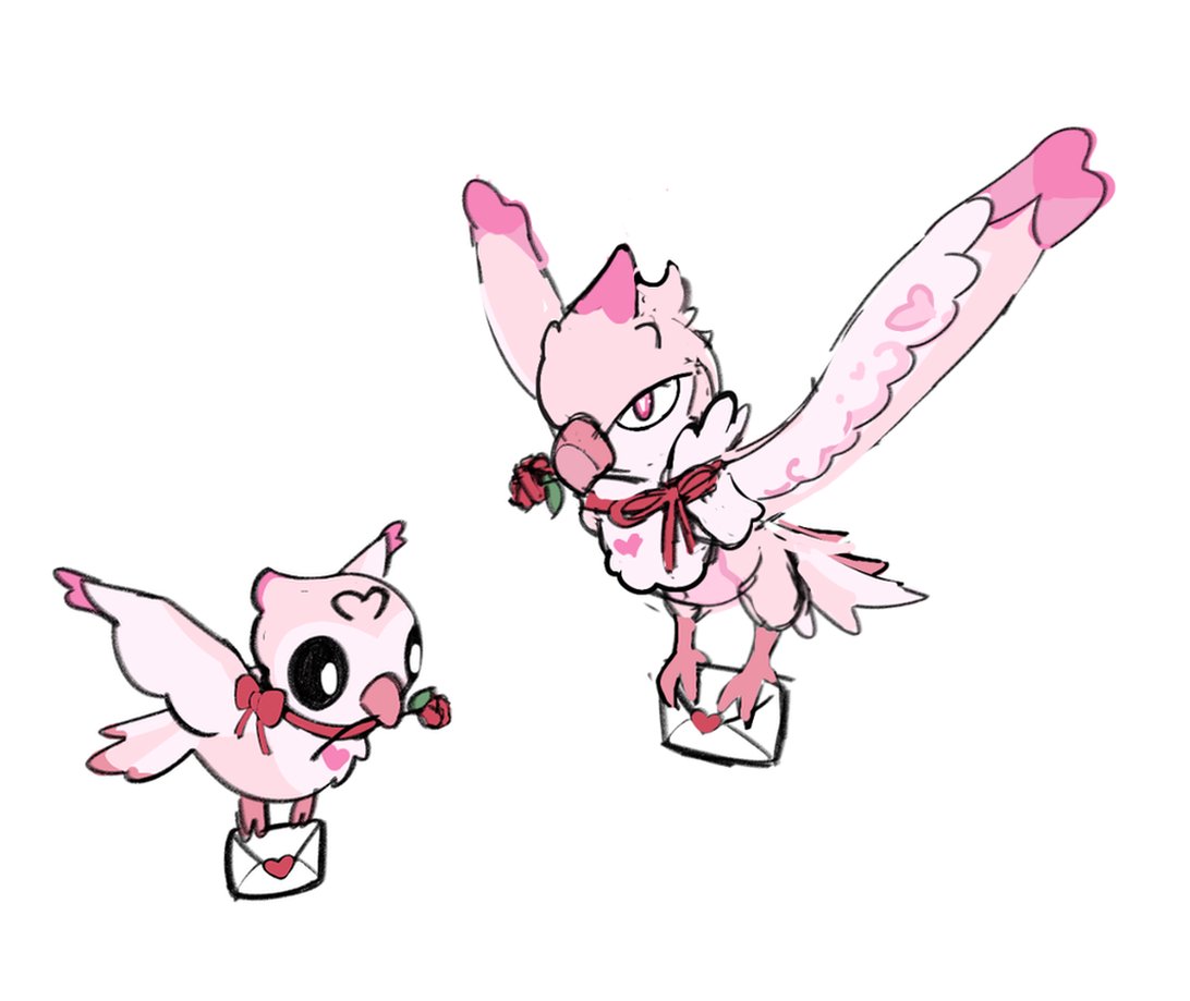 necromiauncer's tweet image. #loomianlegacy #loomianlegacyart
valentines twittle concept art
hope u guys like the reskin 💜 its nice to contribute something to the game after so long