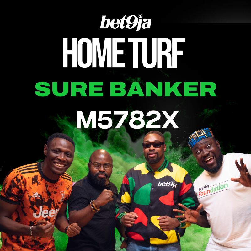 Bet9jaOfficial's tweet photo. The Home Turf crew have dropped their 𝗦𝗨𝗥𝗘 𝗕𝗔𝗡𝗞𝗘𝗥 💪  

Are you backing @Ezugwuchukwudi, @Sheggzolu, @Sawadinho1 &amp; @PoojaMedia's bet of the week? 💰