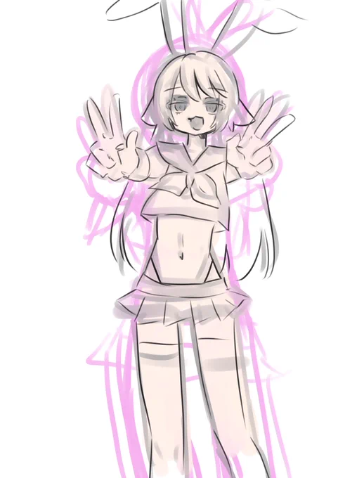 島風コスシナモン描いてるシナ風 