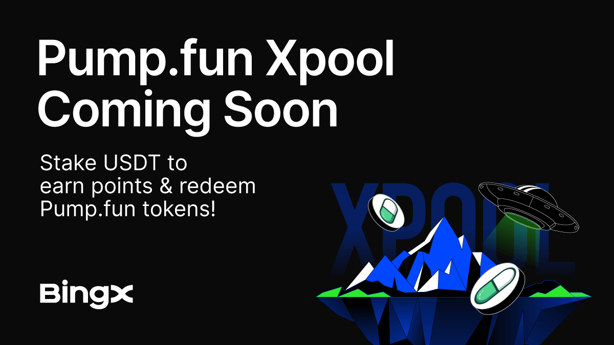 BingXOfficial's tweet photo. Pump it, stake it, claim it🤑

Stake your $USDT into #PUMPFUN Xpool and snag 100 USDT if you're among the first 1,000 before Feb 24

Stake Now: https://t.co/kjrZrABc9j
Details: https://t.co/fuenhJeHwI https://t.co/kFWO1X0MFV