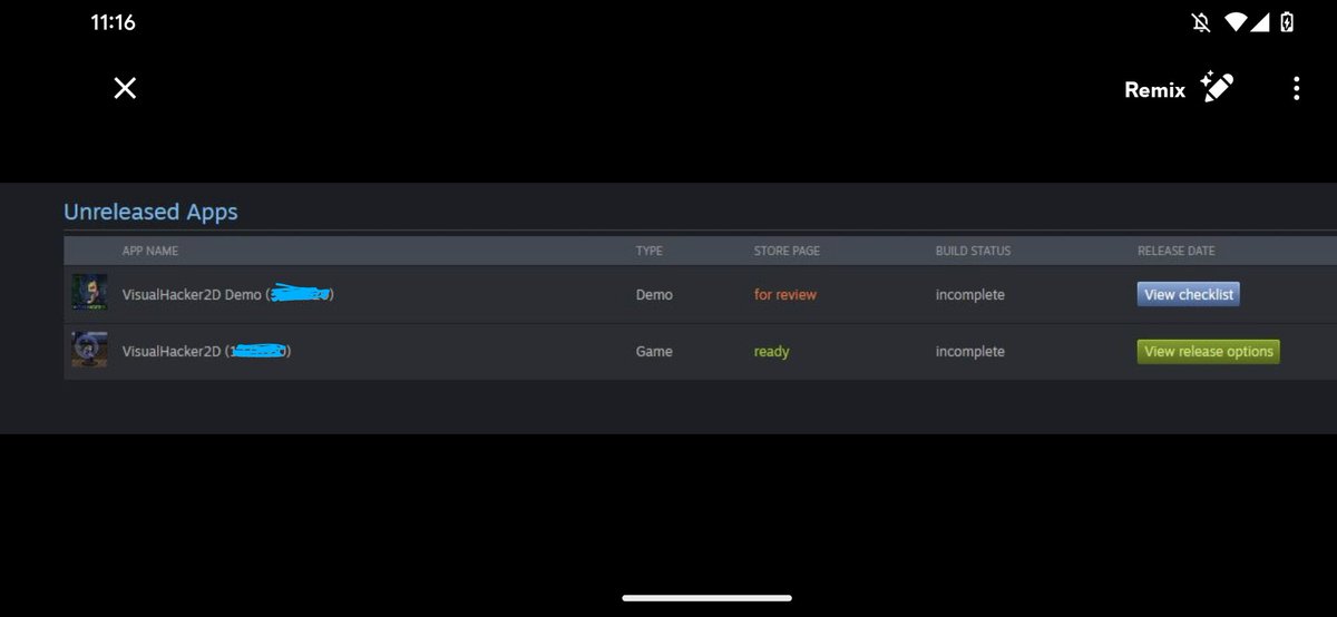 AdaluteGames's tweet image. Exported out my demo build and uploaded it to steam. Waiting for store approval and hopefully demo build approval. #SteamNextFest  #visualhacker2d