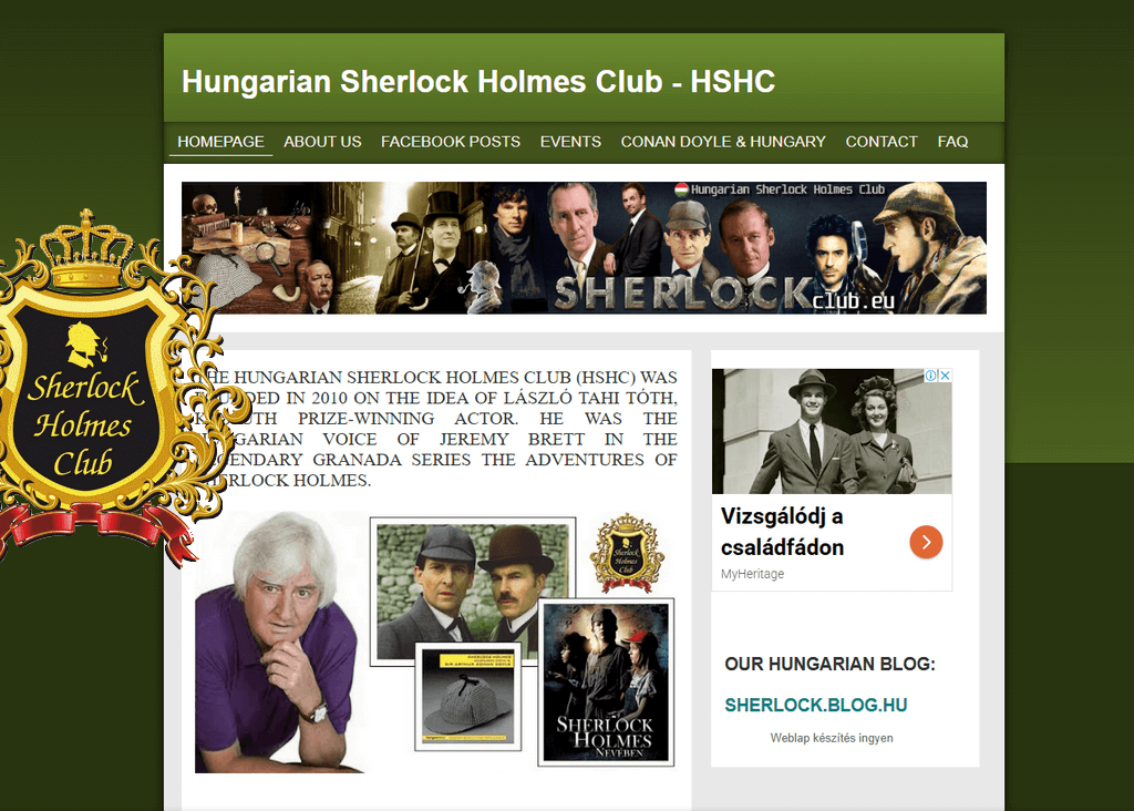 Hungarian Sherlock Holmes Club tweet media
