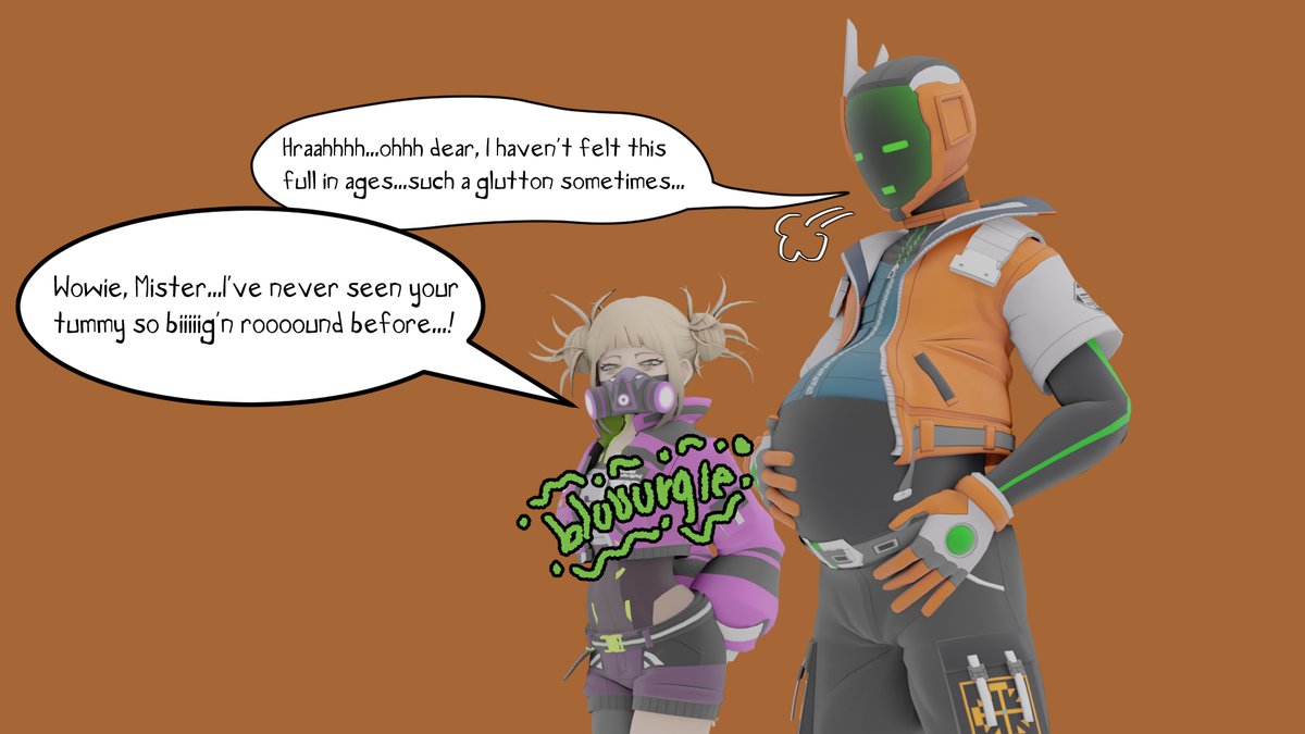 belliesnburps's tweet photo. Just finished a 10 panel reward sequence on patreon featuring Cyberpunk AU Mr. Compress feeling a bit overstuffed.  Sign up to see the full thing and get monthly rewards all your own!

https://t.co/Y6DypJ3iOw https://t.co/CEH2JEF0Yy