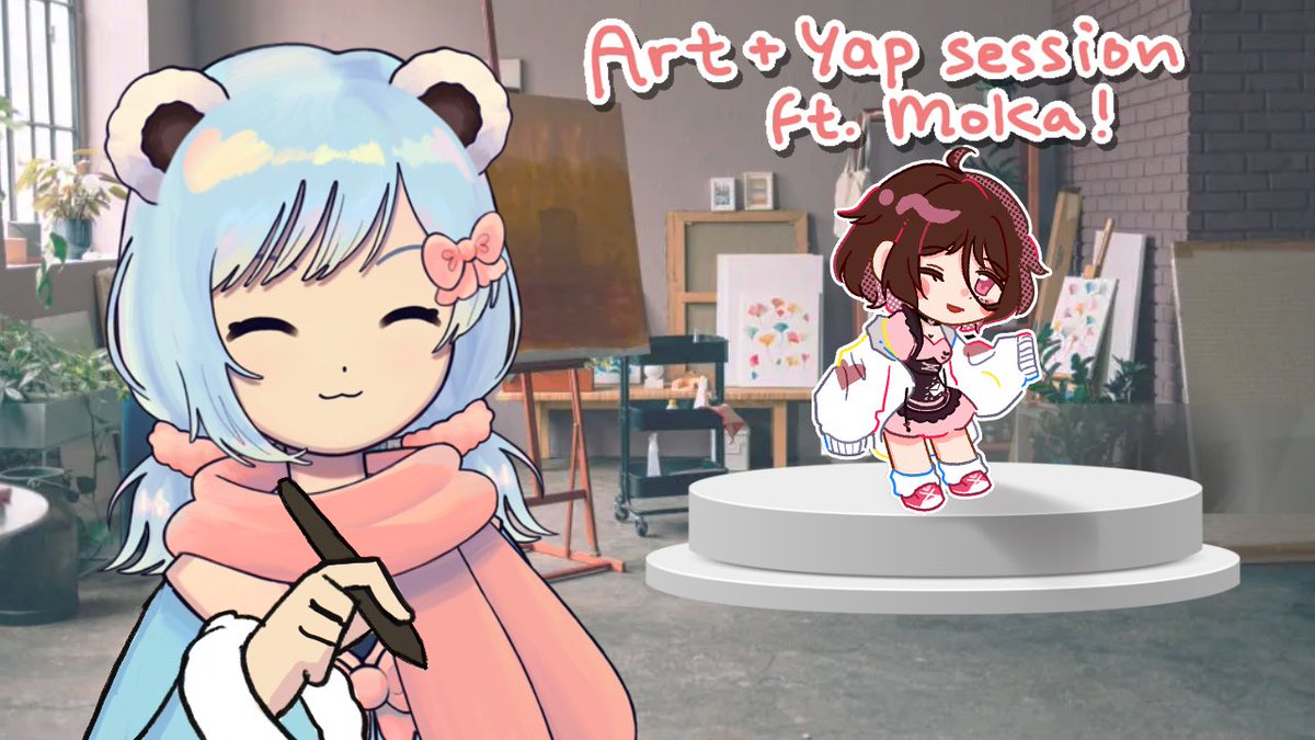 ponpolara's tweet image. ๐ปโโ๏ธSTREAM IN 30 MINS๐ปโโ๏ธ
โง Today's Activity: Art collab with Moka!!
the FIRST mokapon collab. actually my first collab in a while. wow. jussstttt wow. we will be drawing and playing!!!! important stuff.
โง TIME: 9 PM EST | 11 AM JST
โง PONLAND: twitch.tv/ponpolara