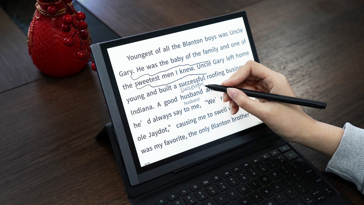 BigmeEInkTablet's tweet image. Looking for an efficient partner? The Bigme ePaper Tablet B1051 Series is your ideal productivity companion. 
store.bigme.vip/collections/10…
#BigmeB1051series #ePaperTablet #Productivity #AI #SpeechToText #GlobalCollaboration #TechInnovation #SmartDevices #EfficientWork