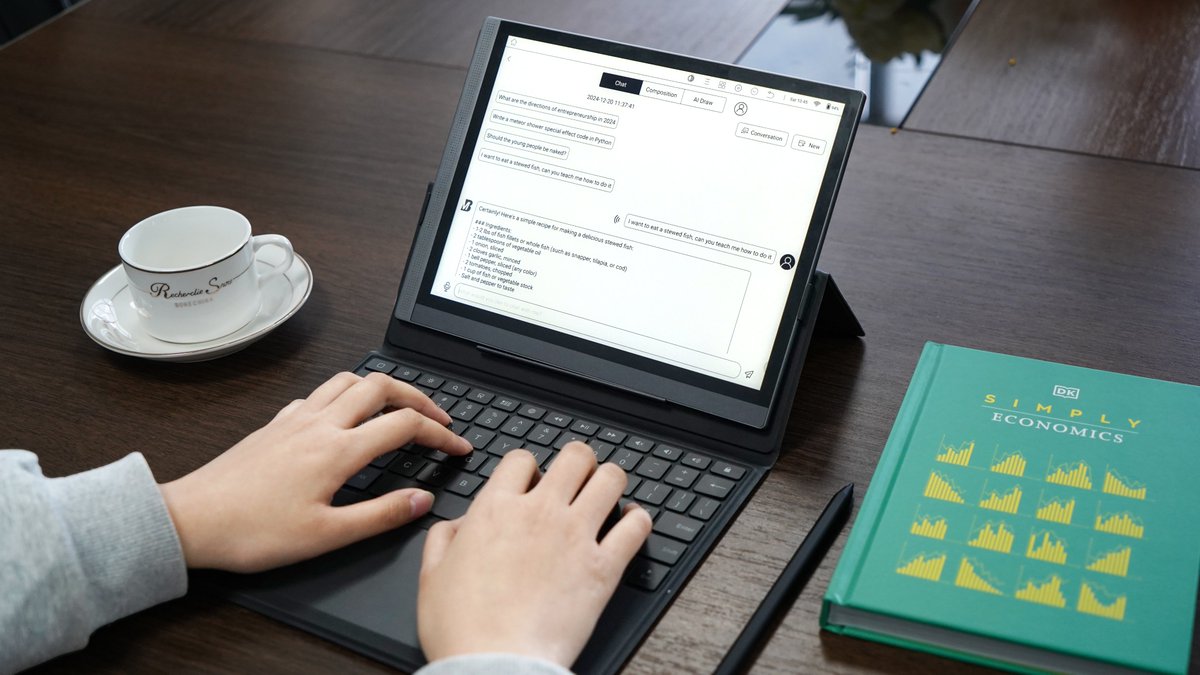 BigmeEInkTablet's tweet image. Looking for an efficient partner? The Bigme ePaper Tablet B1051 Series is your ideal productivity companion. 
store.bigme.vip/collections/10…
#BigmeB1051series #ePaperTablet #Productivity #AI #SpeechToText #GlobalCollaboration #TechInnovation #SmartDevices #EfficientWork