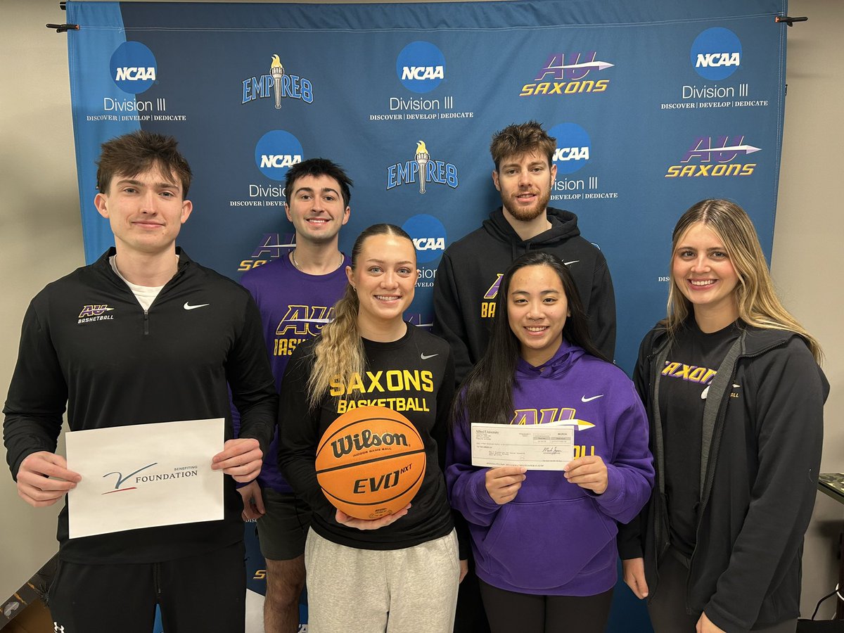 This week our seniors delivered donation checks to A.E. Hook &amp; Ladder Company (Alfred, NY Fire Department) and the Jimmy V Foundation (for cancer research).

The money was raised through our 2nd annual High School Benefit Night last month.

We thank everyone for their support!