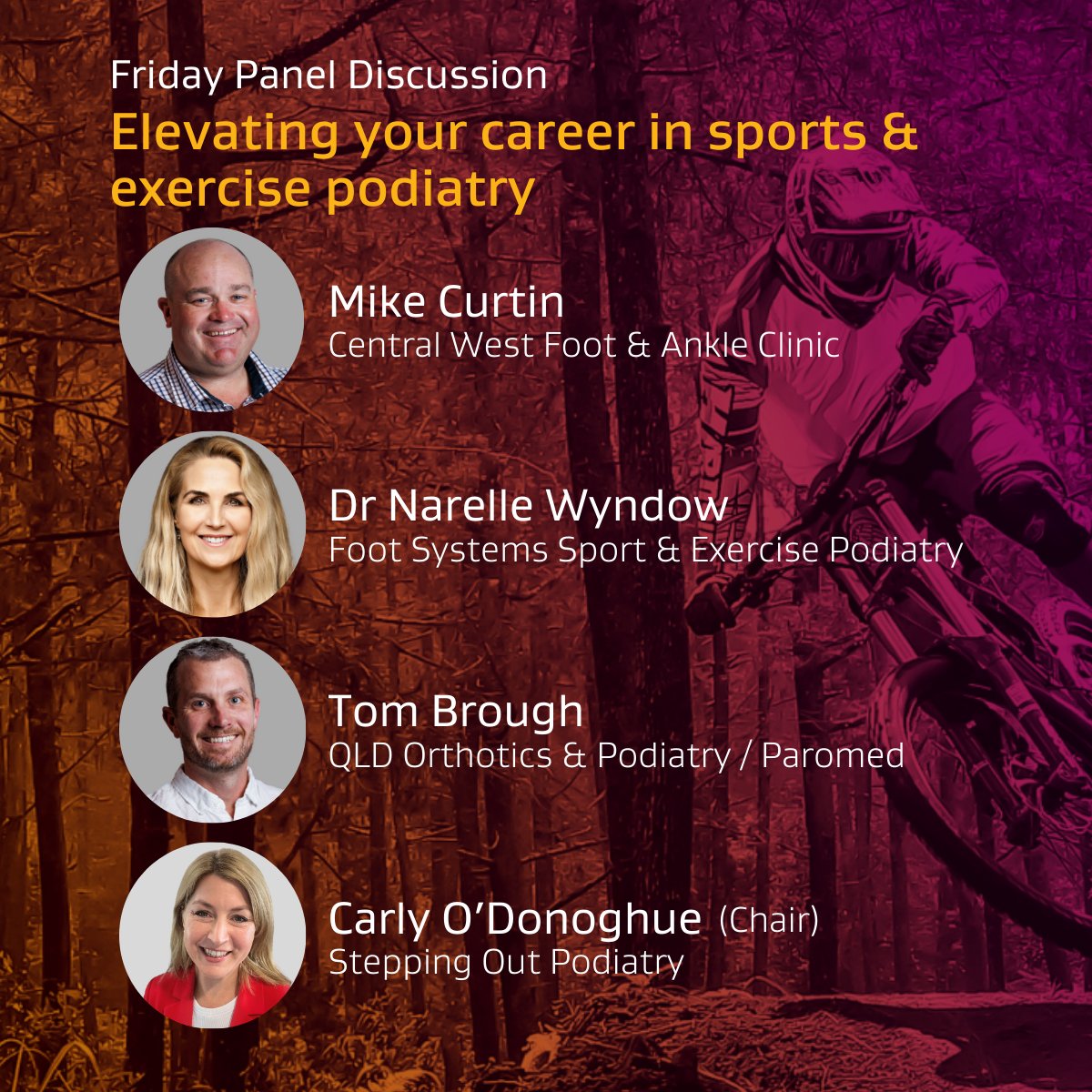A highlight of #SEPAElevateCONF is going to be our panel discussions!👏

Our Friday panel will unpack:
✔️career uncertainty
✔️clinical growth strategies
✔️overcoming industry challenges
✔️tech choices to grow a thriving MSK podiatry practice

Full program: sepa.org.au/nz-conference