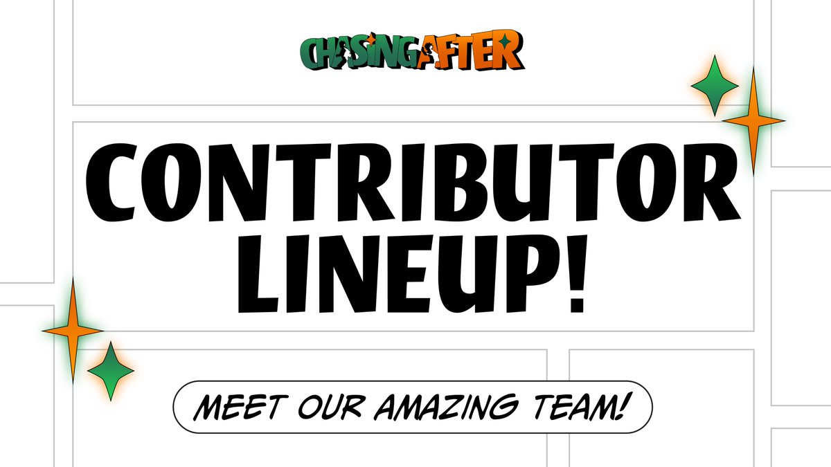 💚 CONTRIBUTOR LINEUP 🧡

We are so excited to officially announce the team behind Chasing After: A DKBK Zine! Be sure to check out all the talented artists and writers below.