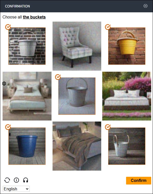 Couldn’t help but think of my friend <a href="/christine_benz/">Christine Benz</a> when I got this “Choose all the buckets” CAPTCHA today. 🤷🏼‍♂️
