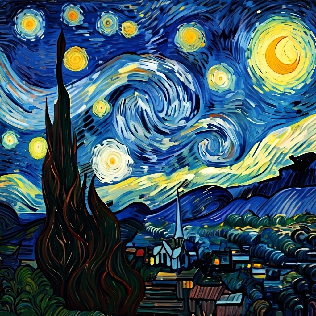 葛飾北斎、草間彌生、モネ、ゴッホでそれぞれ東京を再現イメージした画像作ってもらった
北斎と草間先生の絵の雰囲気好きだなー
#kamuiart