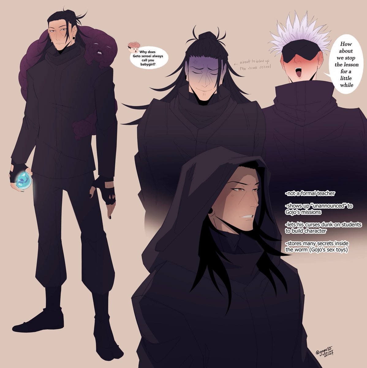 Been thinking about Geto sensei #夏五 #gego