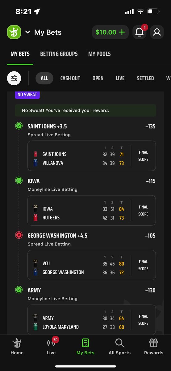 espyy14's tweet photo. Hooked by once again 😔 more games today we will cash🤝 #GamblingX https://t.co/8Lm3iSzMSl