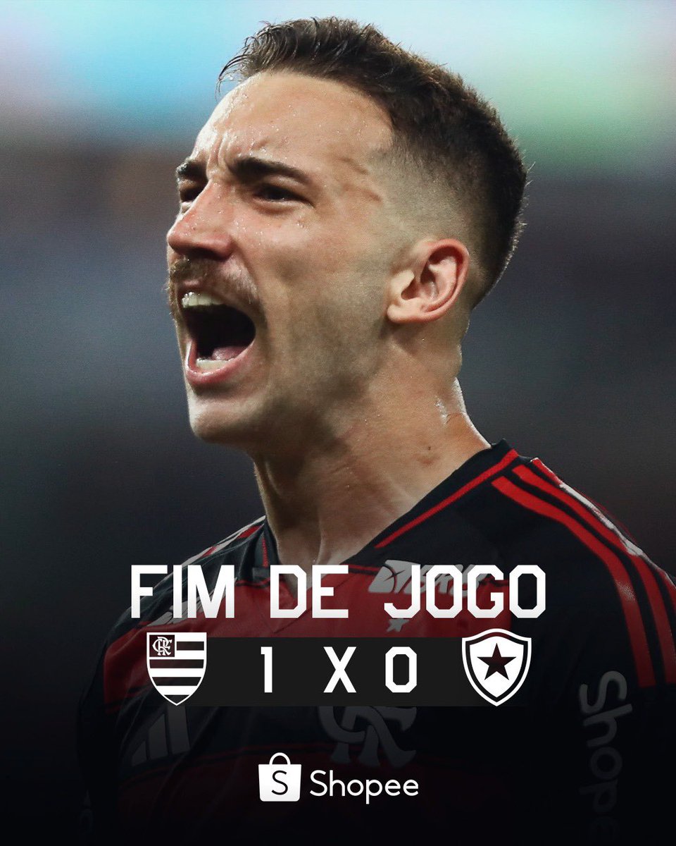 Flamengo's tweet image. FIMMMMMM DE JOGO NO MARACA! O Mengão vence o Botafogo por 1 a 0 com gol de Léo Ortiz, pela sétima rodada do Carioca! MENGOOOOOOOOOO! 

#CRF #VamosFlamengo