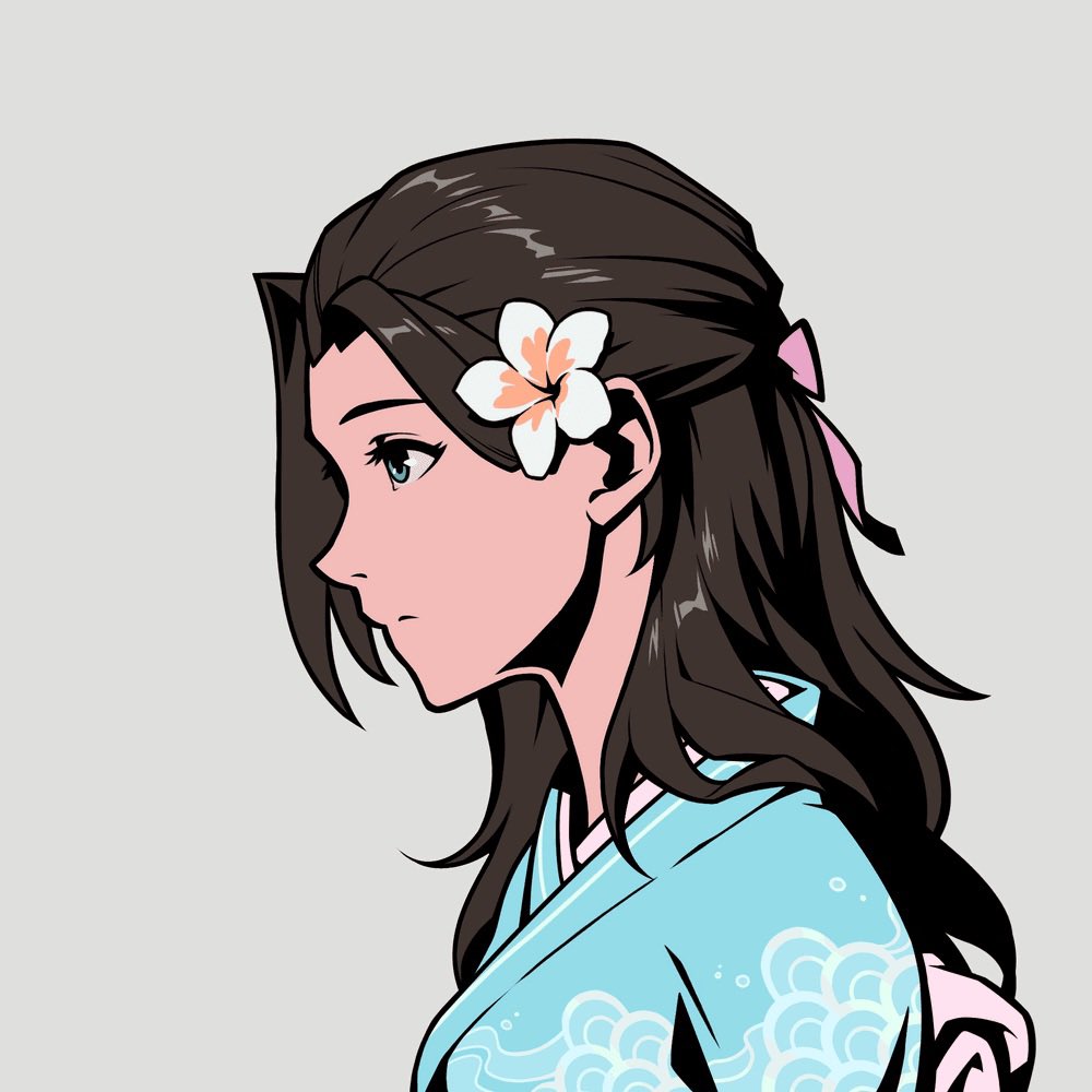 We collect and chill. 

My first kimono waifu.

Where is my other waifus at? 🤭