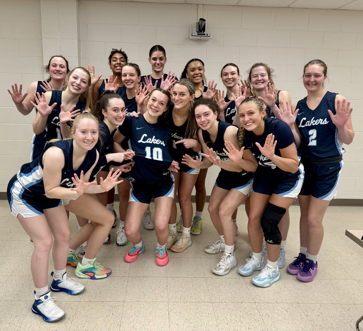 Mid Michigan College WBB (@midmichwbb) on Twitter photo Lakers move to 10-0 in conference play with a 89-51 win over Delta 🤩
<a href="/chloe_watson14/">Chloe Watson</a> 19 pts 6 reb 4 stl
<a href="/RachelResio/">Rachel</a> 13 pts 2 stl
<a href="/makayla53537/">MaKayla Watkins</a> 13 pts 5 reb 3 stl
<a href="/paige_ebels/">Paige Ebels</a> 7 pts 4 ast 2 stl
<a href="/AlexusDunn2024/">AlexusDunn</a> 10 pts 3 reb
<a href="/delaneyseaman5/">Delaney Seaman</a> 8 pts 2 stl
<a href="/JennaButcher34/">Jenna Butcher</a> 6 pts 2 reb Lakers move to 10-0 in conference play with a 89-51 win over Delta 🤩
<a href="/chloe_watson14/">Chloe Watson</a> 19 pts 6 reb 4 stl
<a href="/RachelResio/">Rachel</a> 13 pts 2 stl
<a href="/makayla53537/">MaKayla Watkins</a> 13 pts 5 reb 3 stl
<a href="/paige_ebels/">Paige Ebels</a> 7 pts 4 ast 2 stl
<a href="/AlexusDunn2024/">AlexusDunn</a> 10 pts 3 reb
<a href="/delaneyseaman5/">Delaney Seaman</a> 8 pts 2 stl
<a href="/JennaButcher34/">Jenna Butcher</a> 6 pts 2 reb
