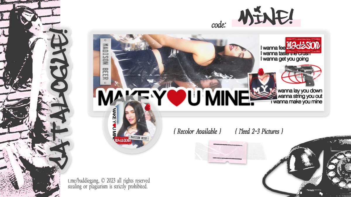 REPOST ini kalau Bratz mau layout “Mine!” ( untuk 1 orang pemenang )