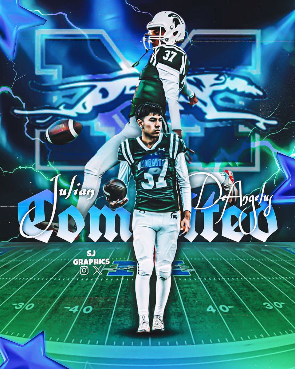 l'm excited to announce that I have officially committed to play football at Moravian University. I would like to thank my family, friends, and coaches who have all supported me through my journey. Most importantly I want to thank god for guiding me each and every step of the