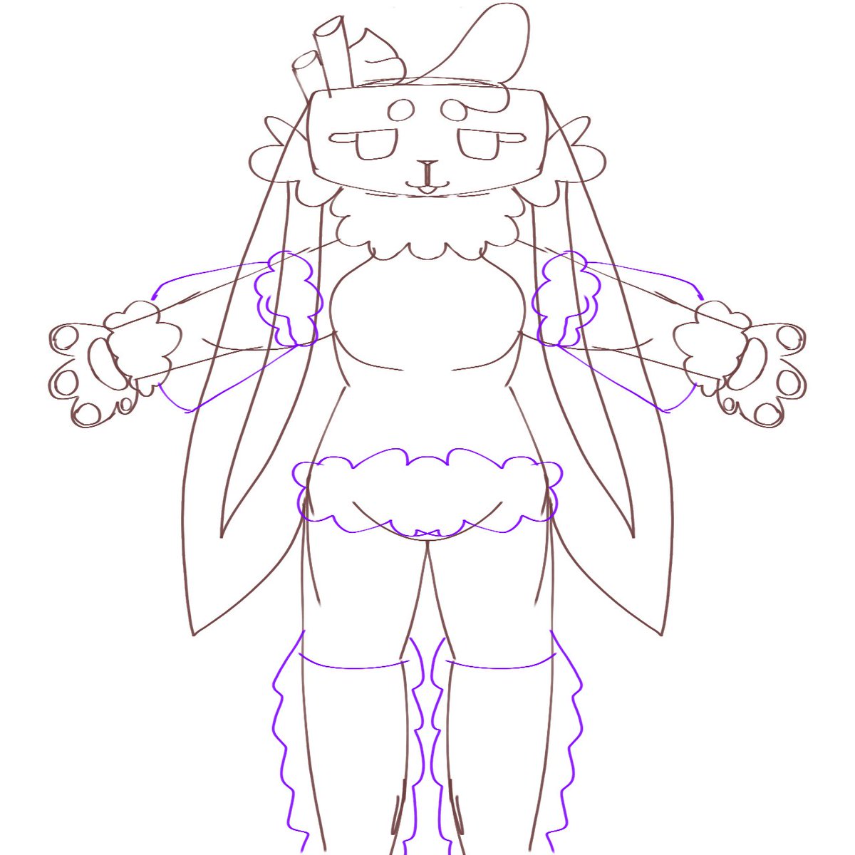 Lemy_Chimey's tweet photo. I haven't posted in awhile now that I forgot about it, just making my Cosmo sona main wip (or maybe for vrchat avatar) #dandyworld #dandyworldcomso #Oc https://t.co/9lSfDlYfCi