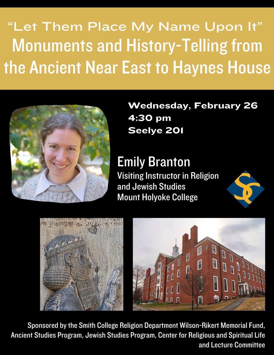 If you’re in the area come hear my former star student say interesting things about the Bible.