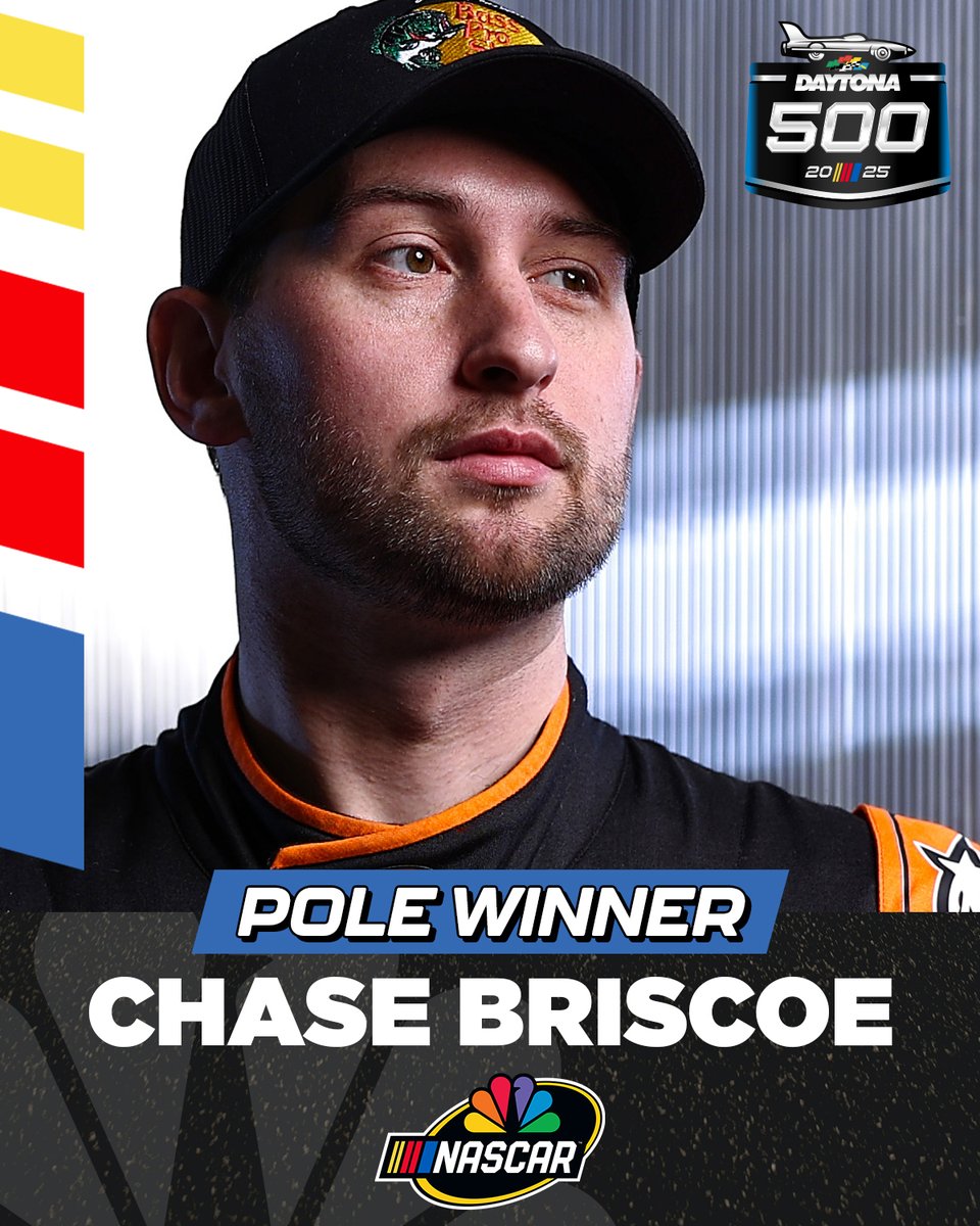 REPOST to congratulate Chase Briscoe!

The #Daytona500 pole belongs to the new Toyota and Joe Gibbs Racing driver!