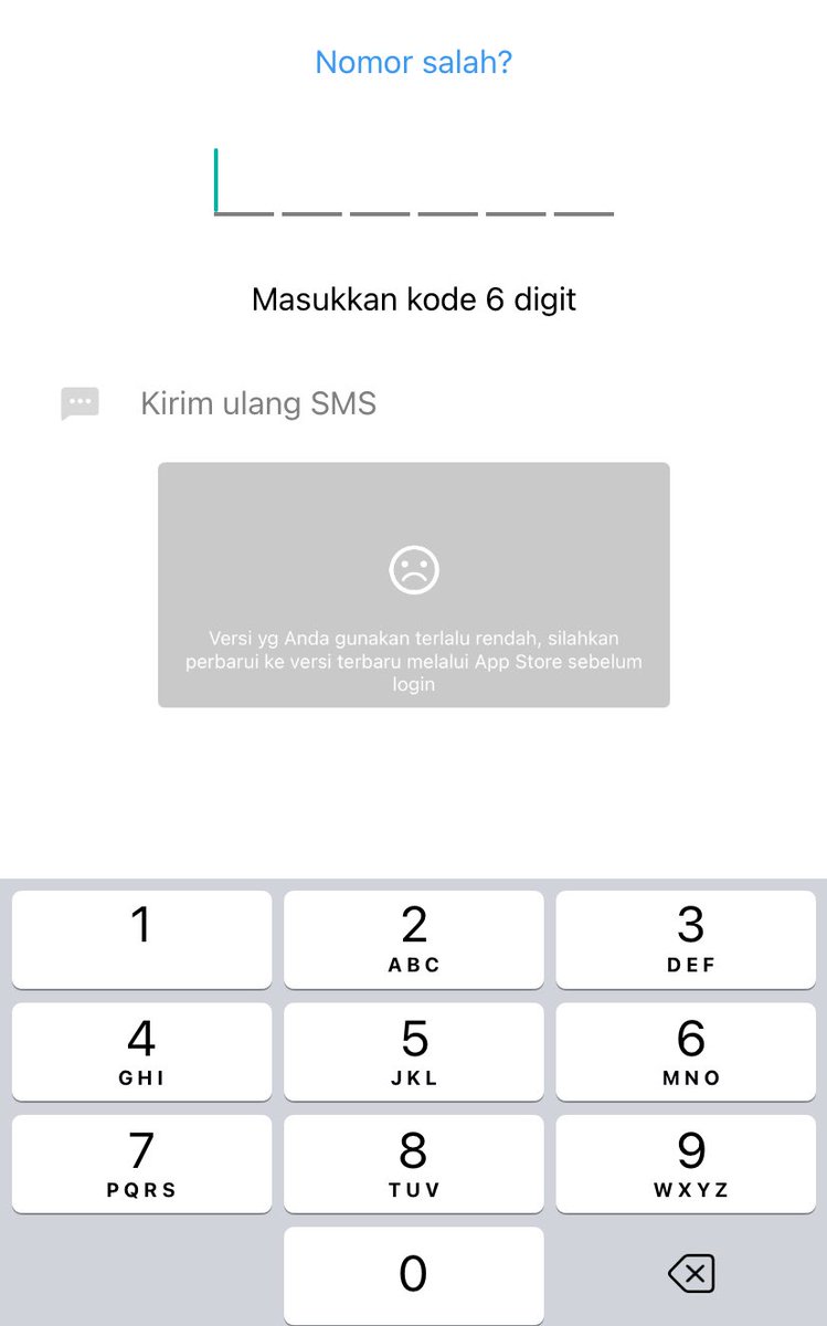 salvatorq_'s tweet photo. michatku ko gini ya? padahal udah download dari apps store, ada yang tau solusinya? https://t.co/HQ89vGtDjg