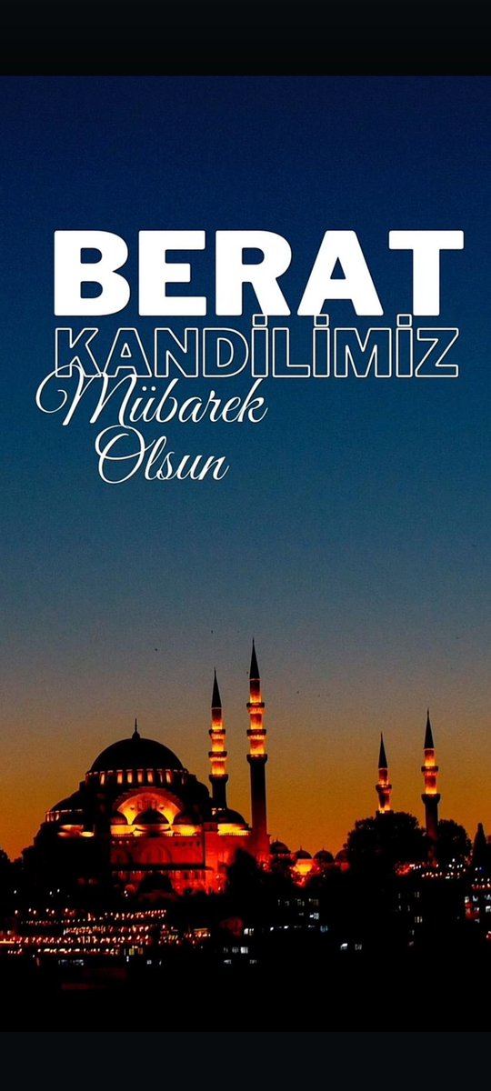 Berat gecemiz mübarek olsun 🤲