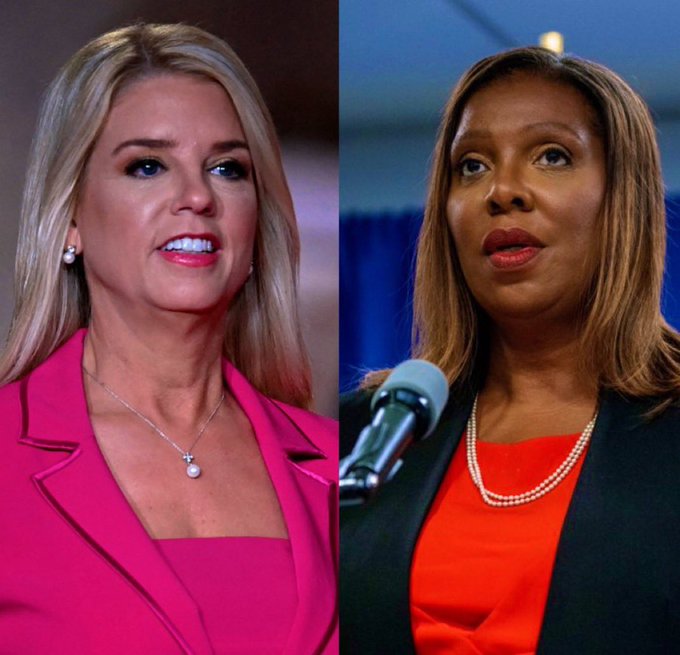 Do you support Trump's new Attorney General Pam Bondi CHARGING New York Gov. Kathy Hochul and Letitia James for failing to enforce immigration law?