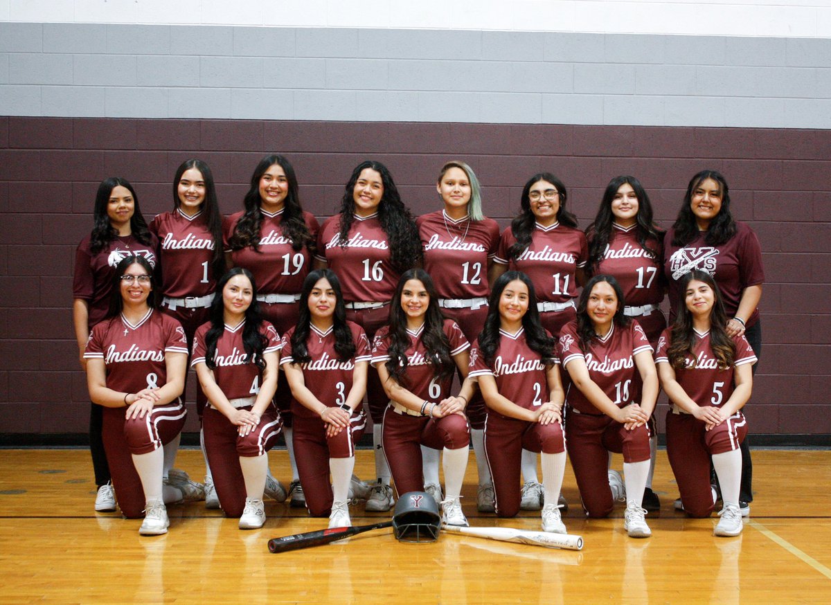 Introducing the 2024-25 Ysleta Indians Varsity Softball Team! They are looking to rebuild after the graduation of some key players! Good luck this season ladies! 

#ONECITYONETEAM #rEPresent