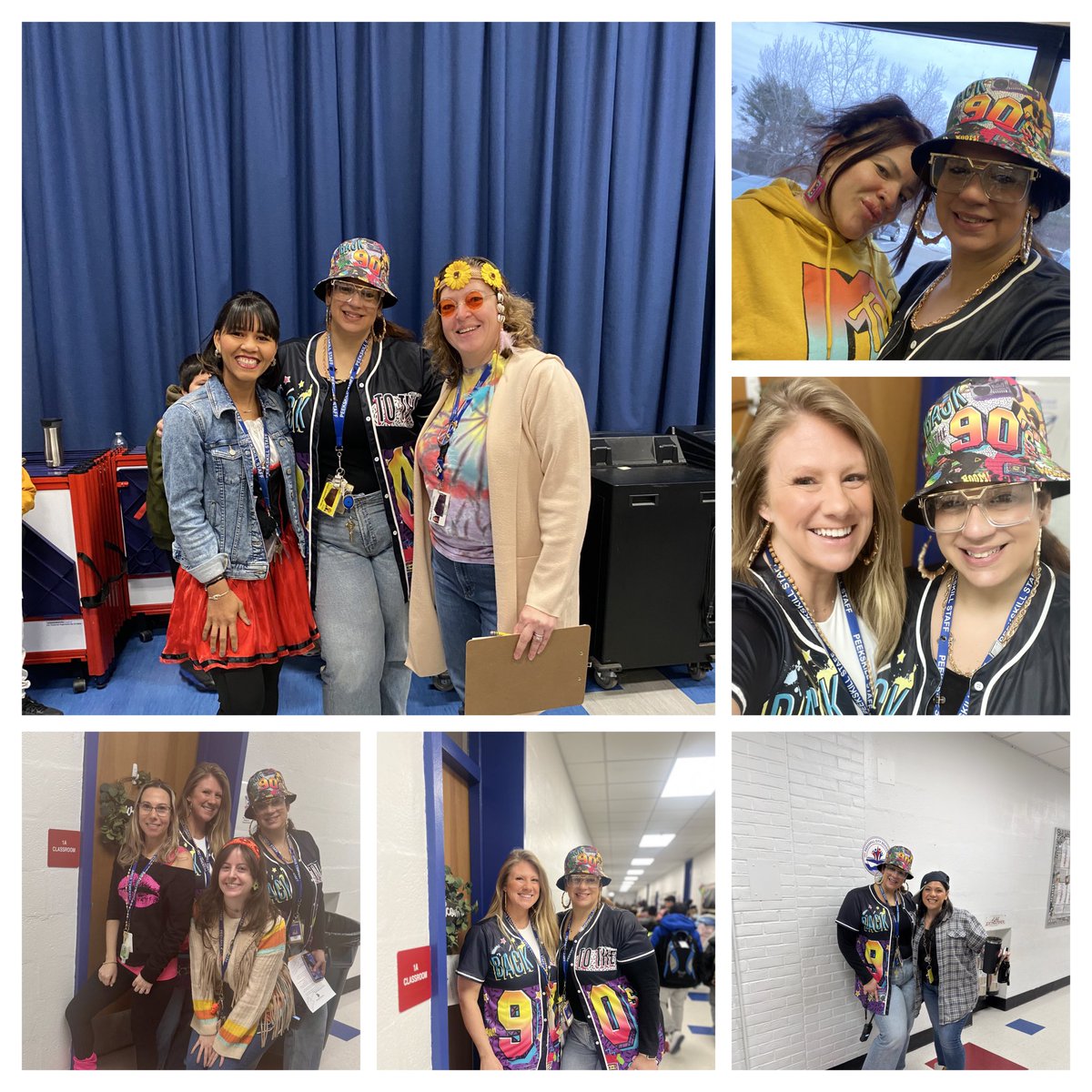 Hernandez_PCSD's tweet image. Underground Spirit week is oh so much fun!!! Hillcrest Teachers and Scholars are all smiles😃😃😃! Today we brought back the 60’s, 70’s, 80’s and 90’s❤️💙