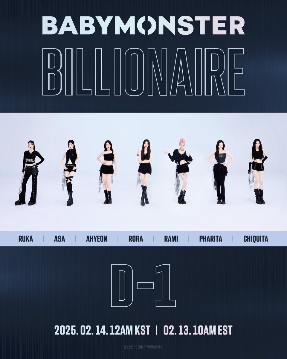 [DRIP] 'BILLIONAIRE' PERFORMANCE VIDEO D-1

02.14. 12AM KST / 02.13. 10AM EST

#BABYMONSTER #베이비몬스터 #1stFULLALBUM #DRIP #BILLIONAIRE #PerformanceVideo #YG
