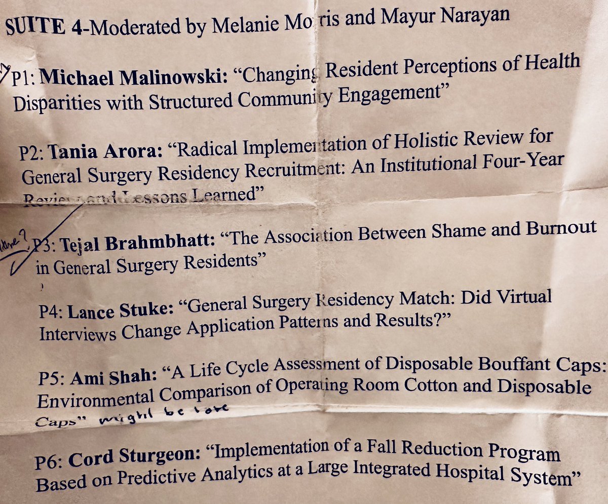 SurgEdMD's tweet image. Honored to moderate the @UnivSurg new member poster session! Congrats @TaniaKArora @TejalSB @LanceStuke @AmiAShahMD, Dr. Michael Malinowski, & Dr. Cord Sturgeon! Special thanks to @BrittRCMD for helping withπ·! @TomVargheseJr @colinalexmartin @AshGosain & Pres. Danny Chu!