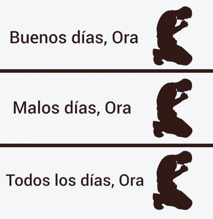 — 1 Tesalonicenses 5:17. 🙇‍♀️