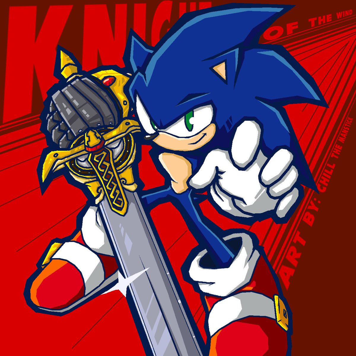 Looks like this Knight is ready for Battle!

#DTIYS #SonicTheHedgehog #Sonicart #Art
