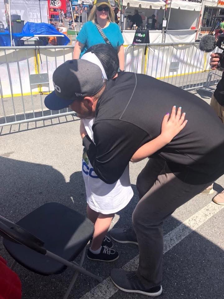 Great job <a href="/tydillon/">Ty Dillon</a>!! Me and Maylee hope to see you again at Bristol in April!!