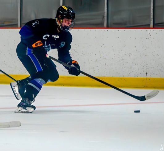 Congratulations to Senior Captain Kenny Doctors who recorded his 100th career point in tonight’s game! 🏒⚔️