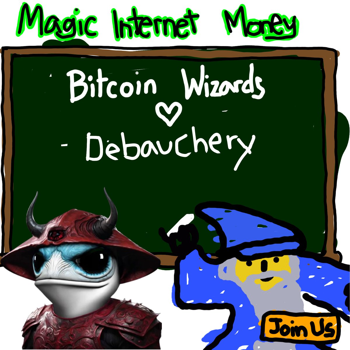 Debauchery (@debaucherykek) on Twitter photo Debauchery are receiving 40x WL for <a href="/bitcoinwizardry/">The Bitcoin Wizard</a>!
Their $MIM memecoin, Magic Internet Money (@magicnetmoney), is also launching soon.
This is part of the 10k Bitcoin Wizard PFP collection.
The Bitcoin Wizard & Magic Internet Money are the first memes in crypto history. If Debauchery are receiving 40x WL for <a href="/bitcoinwizardry/">The Bitcoin Wizard</a>!
Their $MIM memecoin, Magic Internet Money (@magicnetmoney), is also launching soon.
This is part of the 10k Bitcoin Wizard PFP collection.
The Bitcoin Wizard & Magic Internet Money are the first memes in crypto history. If